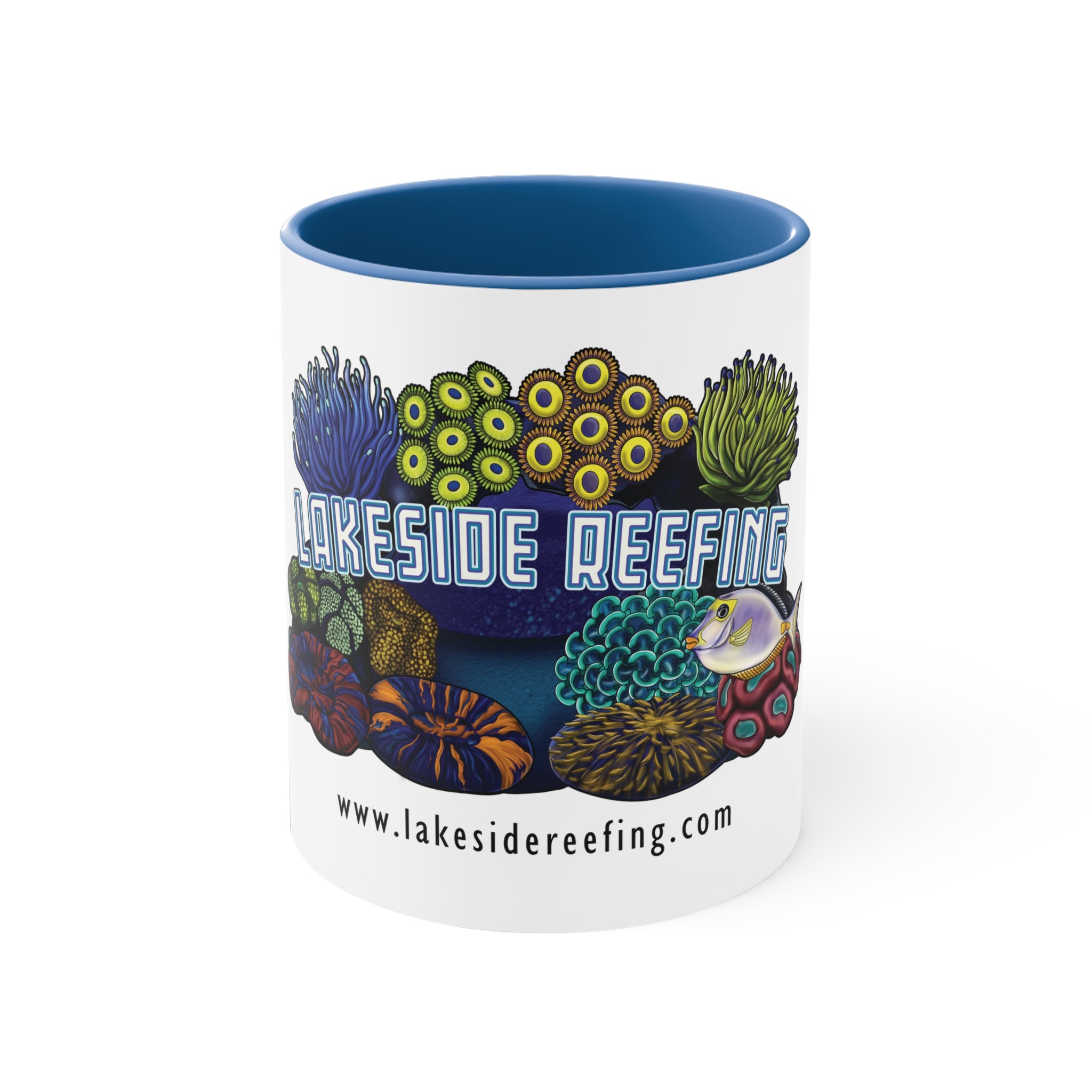 Lakeside Reefing Accent Coffee Mug, 11oz